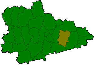 Лебяжьевский район на карте