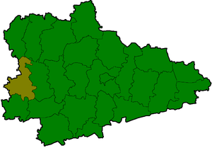 Щучанский район на карте