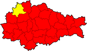 Дмитриевский район на карте