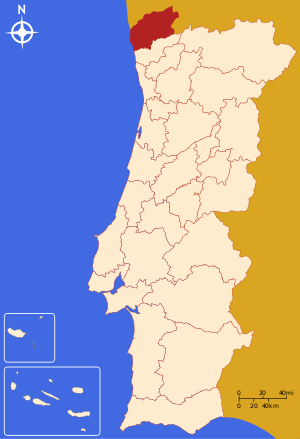 Минью-Лима (субрегион) на карте