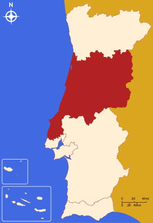 Центральный регион на карте