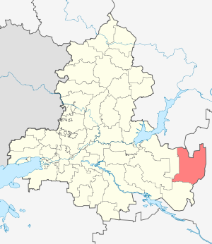 Заветинский муниципальный район на карте