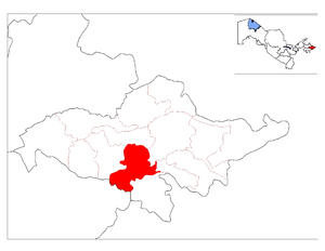 Асакинский район, карта