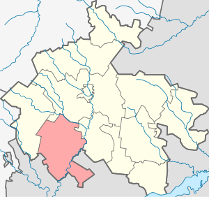 Байтеряковское сельское поселение на карте