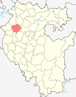 Чекмагушевский район на карте
