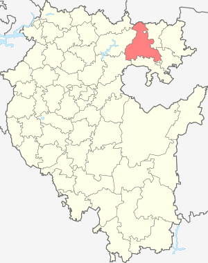 Дуванский район на карте