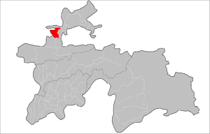 Истаравшанский район на карте