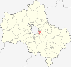 Люберецкий район на карте
