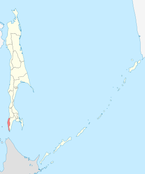Невельский муниципальный район на карте
