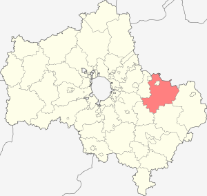 Орехово-Зуевский район на карте