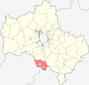Серпуховский район на карте