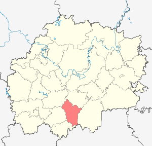Ухоловский район на карте
