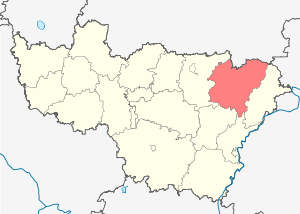 Вязниковский район на карте