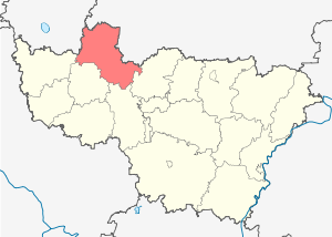Юрьев-Польский район на карте