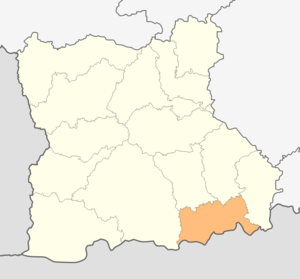 Община Хаджидимово, карта