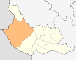 Община Кюстендил на карте