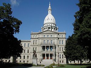 Капитолий штата Мичиган (2006, август)