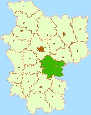 Пуховичский район на карте