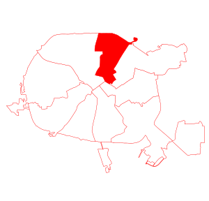 Советский район на карте