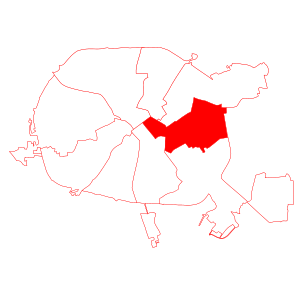 Партизанский район на карте