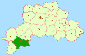 Бобруйский район на карте