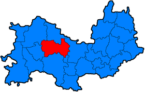 Краснослободский район Мордовии на карте