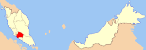 Негри-Сембилан, карта