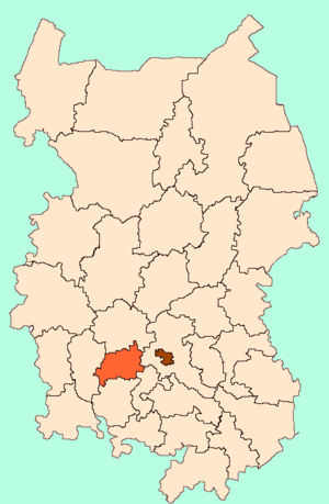 Марьяновский район на карте