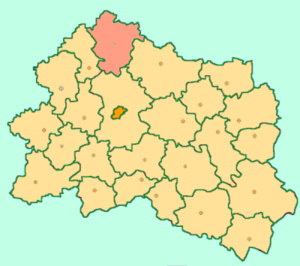 Болховский район на карте