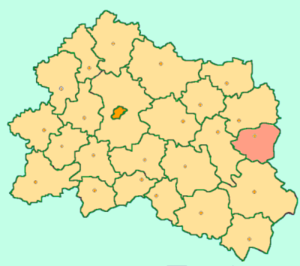 Краснозоренский район на карте