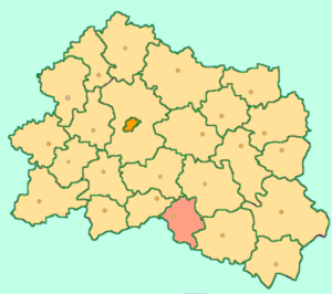 Малоархангельский район на карте