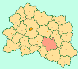 Покровский район на карте