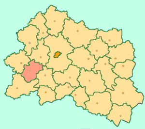 Сосковский район на карте