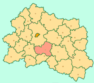 Свердловский район на карте
