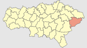 Озинский муниципальный район на карте