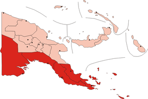 Папуа, карта