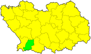 Бековский муниципальный район на карте