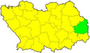 Кузнецкий район на карте