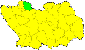 Наровчатский район на карте