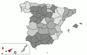 Санта-Крус-де-Тенерифе на карте