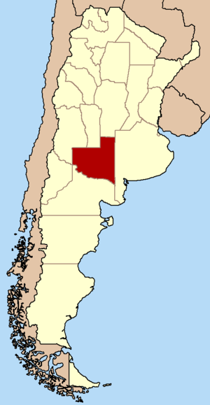 Ла-Пампа на карте
