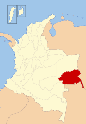Гуаинья, карта