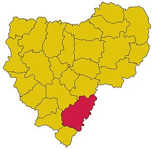 Рославльский район на карте