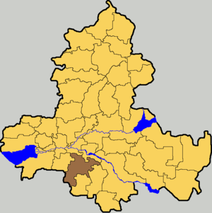 Зерноградский муниципальный район на карте