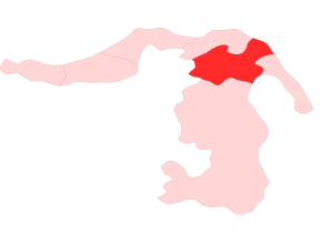 Гиагинский район на карте