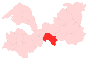 Киришский муниципальный район на карте