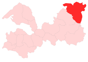 Подпорожский муниципальный район на карте