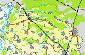 Середино-Будский район, карта