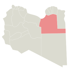 Эль-Вахат на карте
