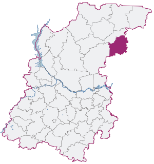 Шарангский район на карте